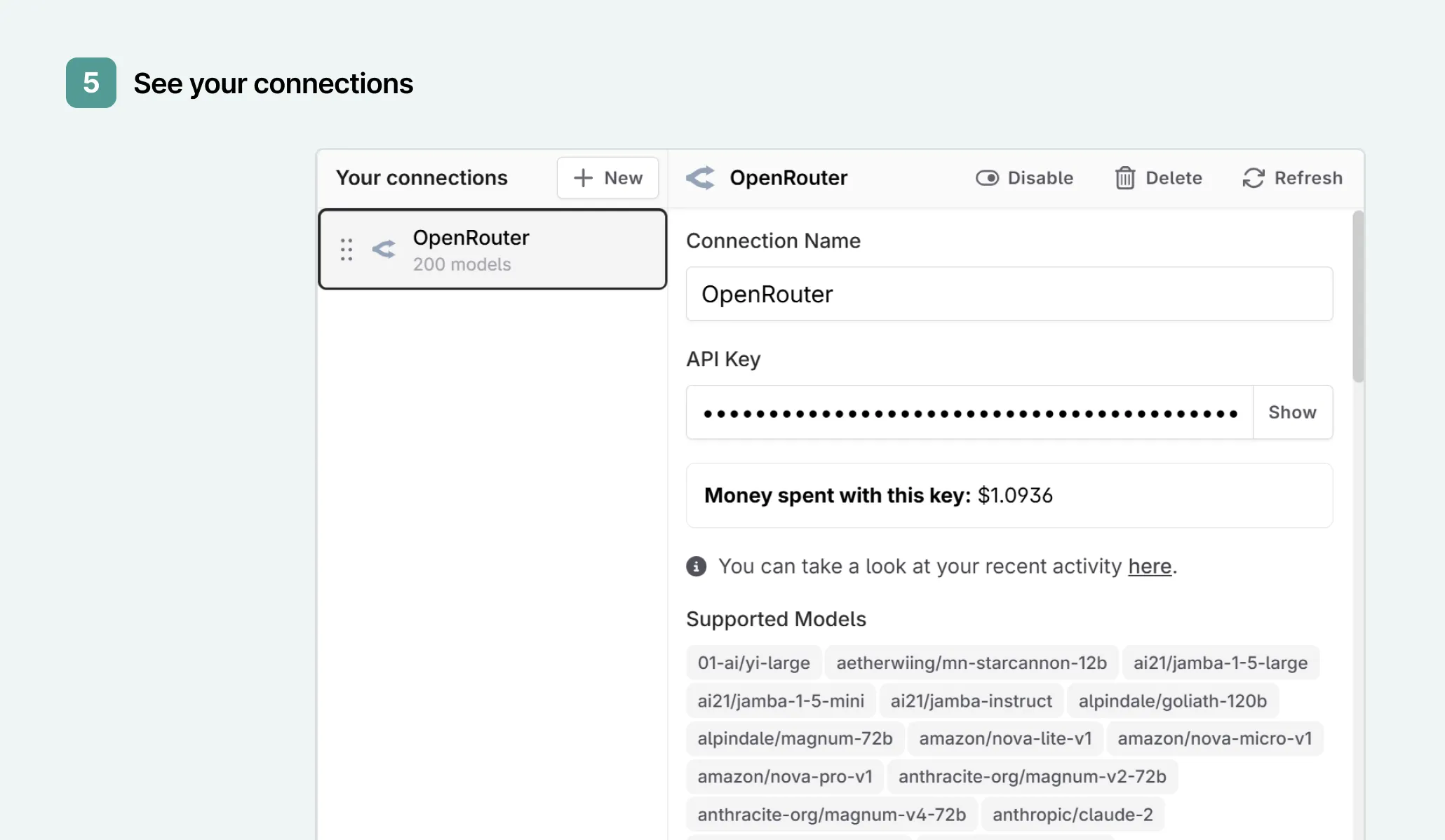 Instructions on how to connect Novelcrafter to OpenRouter