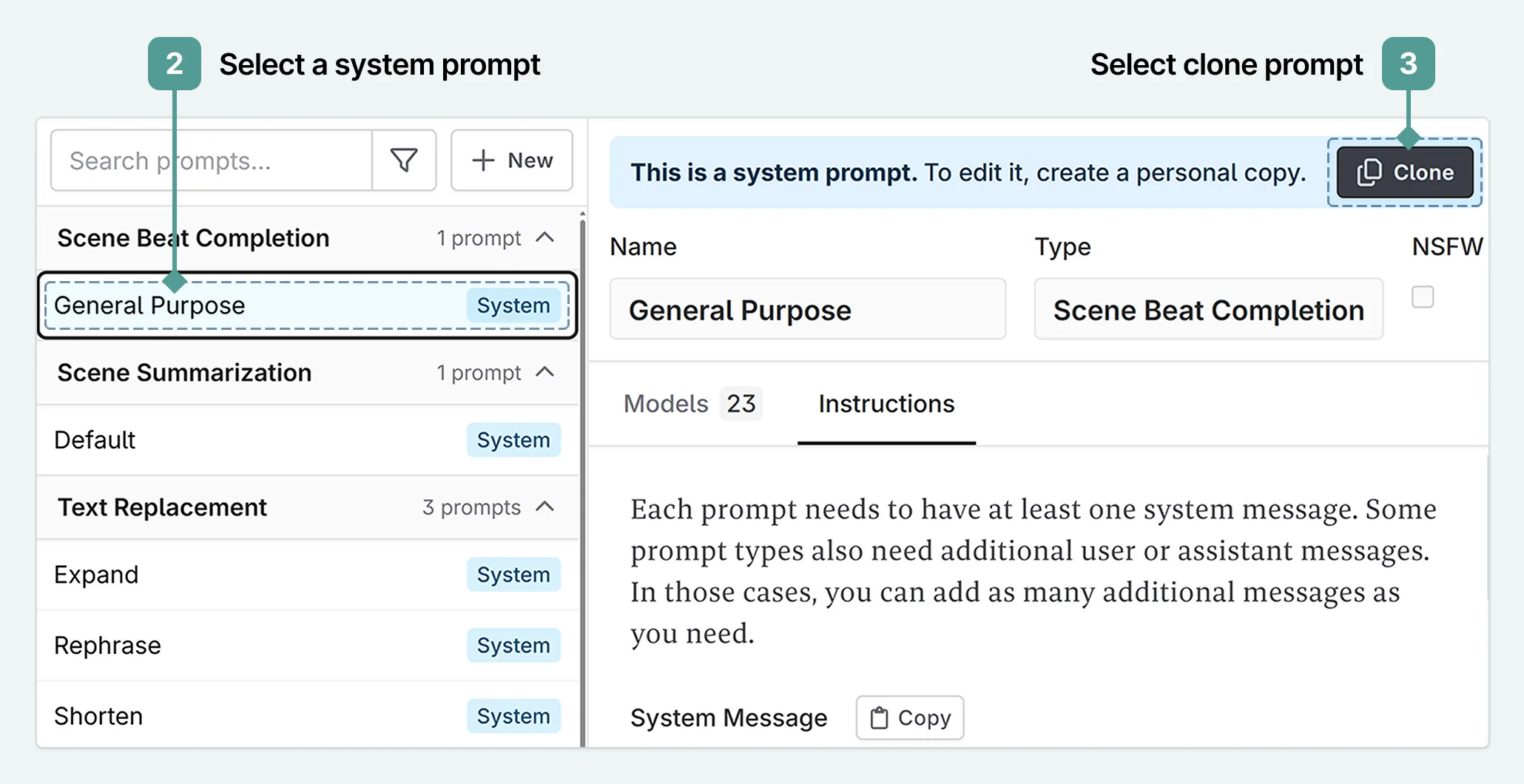 cloning a system prompt