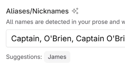 Aliases/Nicknames